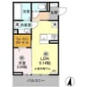 両毛線/前橋駅 徒歩16分 2階 築浅 1LDKの間取り