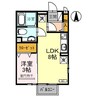 両毛線/新前橋駅 徒歩27分 2階 築19年 1LDKの間取り