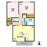 両毛線/新前橋駅 徒歩18分 2階 築6年 2LDKの間取り