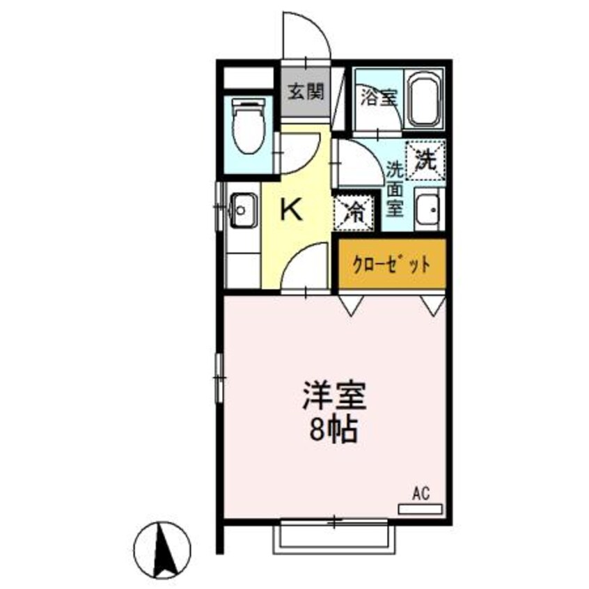 間取図 両毛線/新前橋駅 徒歩33分 1階 築28年