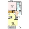 両毛線/新前橋駅 徒歩26分 3階 築17年 1LDKの間取り