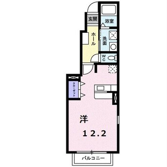 間取図 上越線（群馬県内）/高崎問屋町駅 徒歩24分 1階 築20年