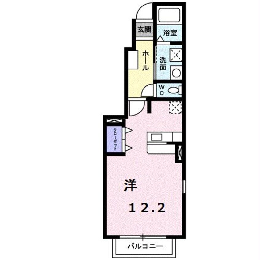 間取図 上越線（群馬県内）/高崎問屋町駅 徒歩24分 1階 築20年