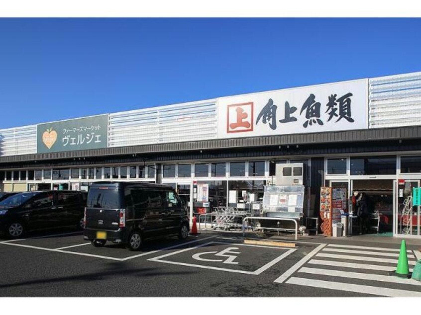 角上魚類高崎店(スーパー)まで1162m 上越線（群馬県内）/高崎問屋町駅 徒歩24分 2階 築20年