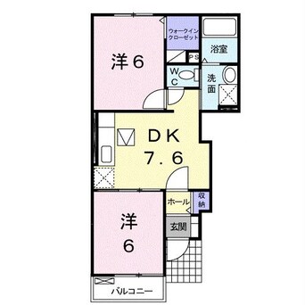 間取図 上越線（群馬県内）/群馬総社駅 徒歩25分 1階 築16年