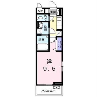 間取図 両毛線/前橋駅 徒歩20分 3階 築5年