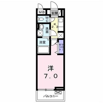 間取図 両毛線/前橋駅 徒歩38分 2階 築6年