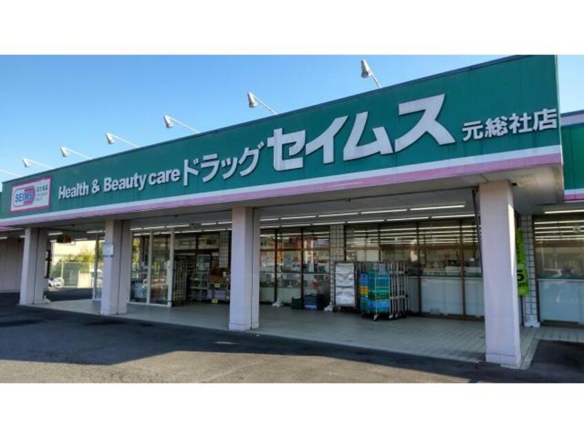 ドラッグセイムス元総社店(ドラッグストア)まで1244m 両毛線/新前橋駅 徒歩22分 3階 築12年