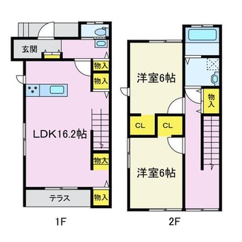 間取図 SGテラス元総社Ⅰ