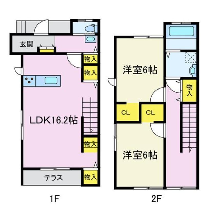 間取図 SGテラス元総社Ⅰ
