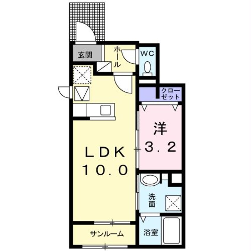 間取図 上毛電気鉄道上毛線/片貝駅 徒歩8分 1階 築5年