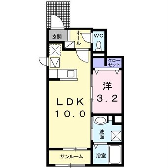 間取図 上毛電気鉄道上毛線/片貝駅 徒歩8分 1階 築5年