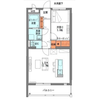 間取図 両毛線/前橋駅 徒歩15分 3階 築12年