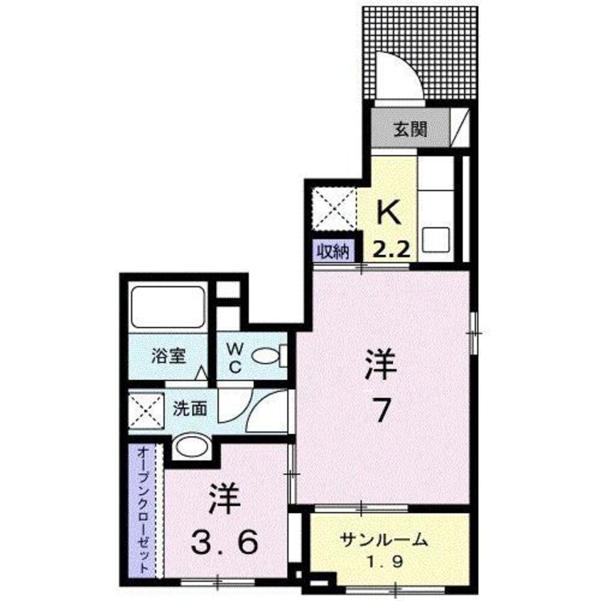 間取図 グランセレーノ