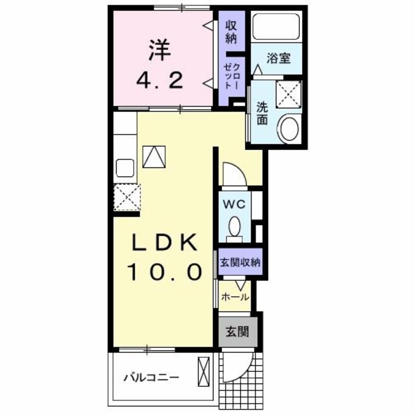 間取図 ドリームハイツA
