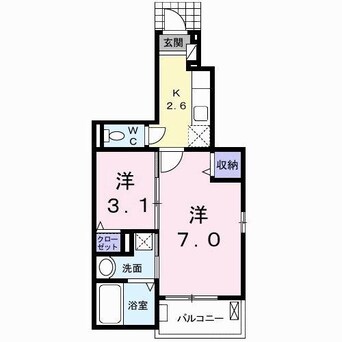 間取図 シエル　FK