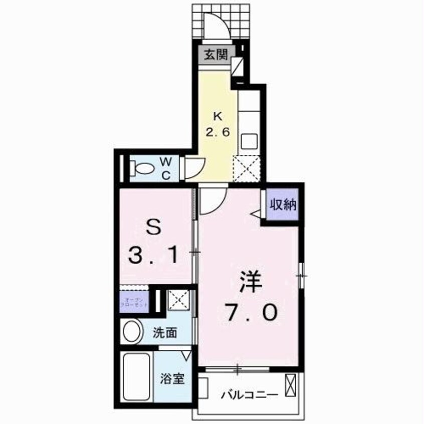 間取図 ロワール　イースト