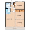 アーバンヒル 3LDKの間取り