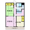今井マンション 2LDKの間取り
