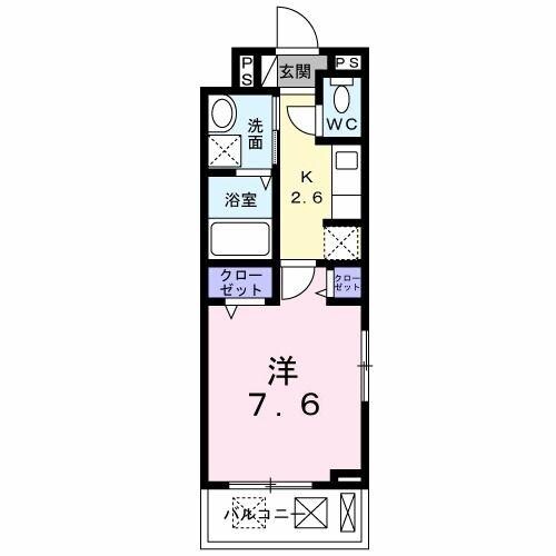 間取り図 上越線（群馬県内）/群馬総社駅 徒歩65分 2階 築1年