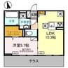D-ROOM六供町2丁目 1LDKの間取り