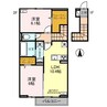 グランファミーユ 2LDKの間取り