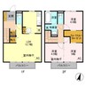 両毛線/新前橋駅 徒歩44分 1-2階 築6年 3LDKの間取り