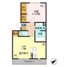勝山　Ⅱ 1LDKの間取り