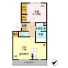 勝山　Ⅱ 1LDKの間取り