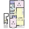 上信電鉄上信線/根小屋駅 徒歩12分 2階 築13年 2LDKの間取り