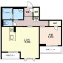 プレジール総社の間取図