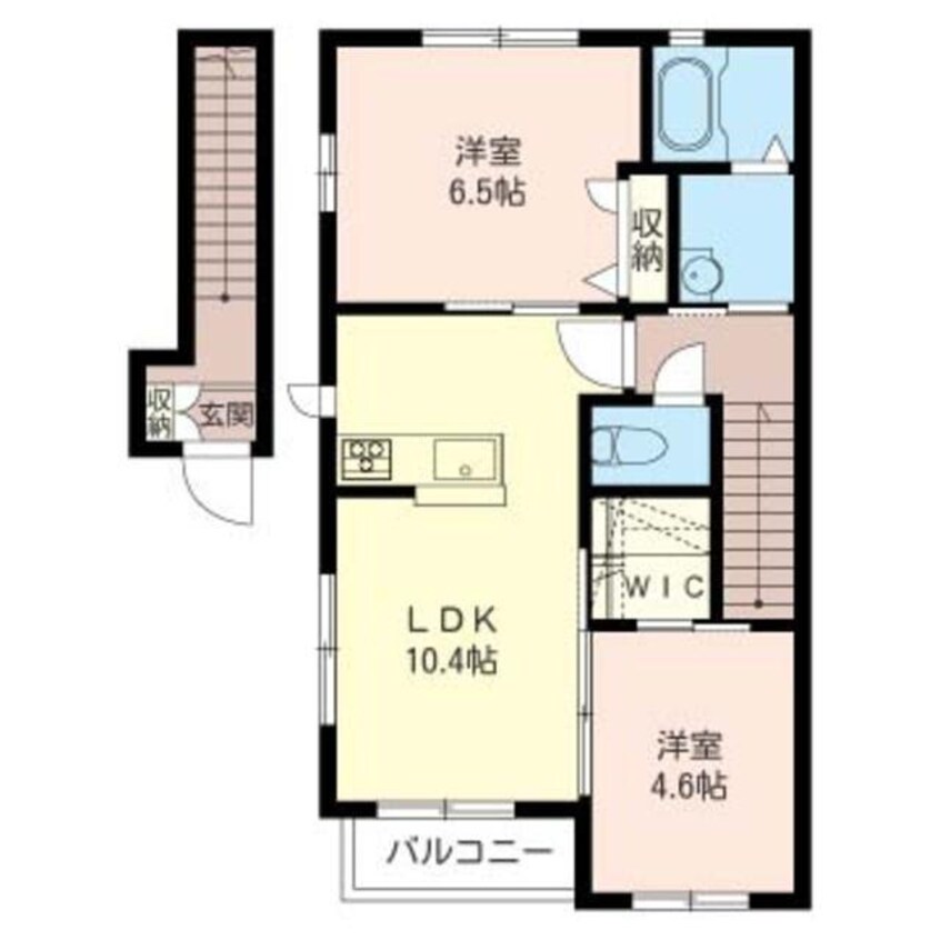 間取図 ベルヒル　Ｃ