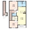 ラフィーノ　Ｂ 2LDKの間取り
