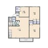 ロビンソン飯塚Ｂ 3LDKの間取り