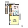 両毛線/新前橋駅 徒歩20分 2階 築19年 1LDKの間取り