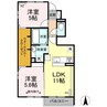 上越線（群馬県内）/高崎駅 バス:18分:停歩8分 1階 築3年 2LDKの間取り