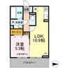 両毛線/前橋駅 徒歩10分 3階 築浅 1LDKの間取り