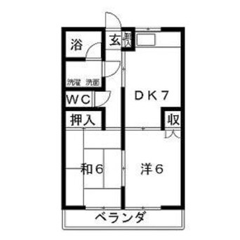 間取図 矢田ハイツ