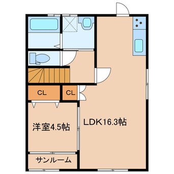 間取図 フィオーレ富久