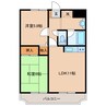 キャトルセゾンⅡ 2LDKの間取り