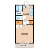 サウスタウン 1DKの間取り