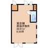 ダイヤコーポ桂川 1Rの間取り