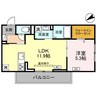 フェリーチェ　MAEBASHI 1LDKの間取り