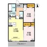 ラ・ルミエール紅雲 2LDKの間取り