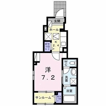 間取図 ルーツショアⅣ