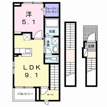 間取図 ルーツショアⅣ