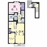 アーバンシティ　Ⅱ 1LDKの間取り