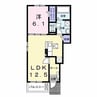 グレイスパークⅠ 1LDKの間取り