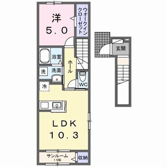 間取図 ハミルトン・Ａ