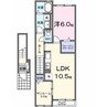 Ｋ－ＰＬＡＺＡ　Ⅱ 1LDKの間取り